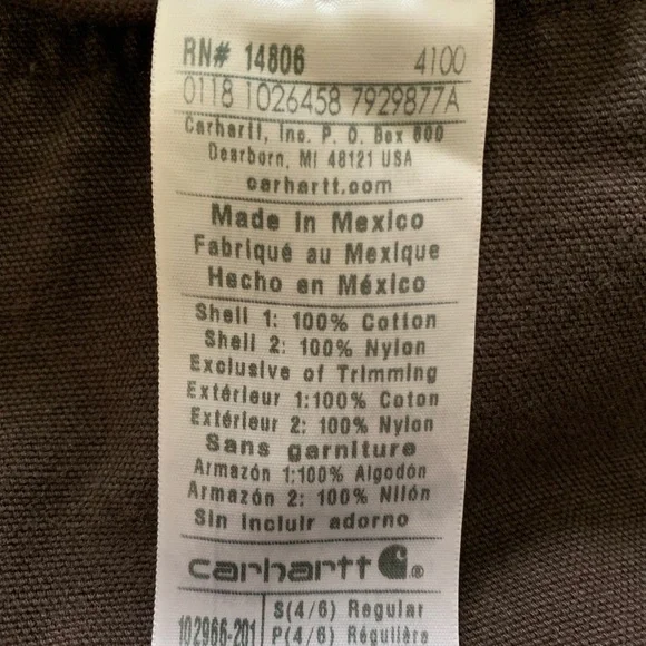 Women’s Carhartt overall bibs for @purplejellyfish - Picture 3 of 5